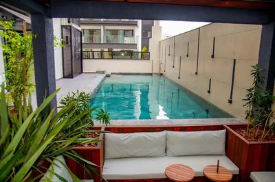 A piscina em ou perto de Apto 1801 Frente mar, 200m da Praia, Restaurantes e Hard Rock Café