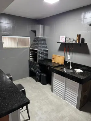 A cozinha ou kitchenette de Casa Flores TÉRREA