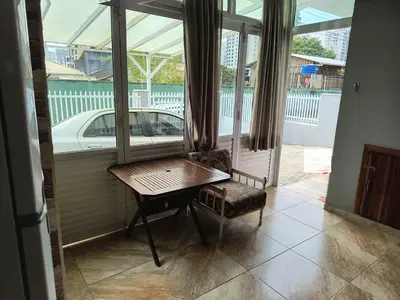 A planta de Casa 4 Qts Ar e Gourmet em Perequê 600m do mar