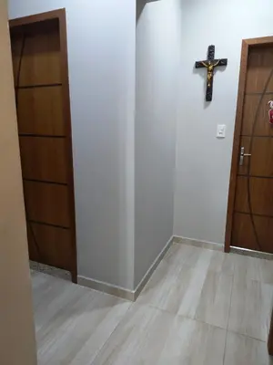 A planta de Casa 4 Qts Ar e Gourmet em Perequê 600m do mar