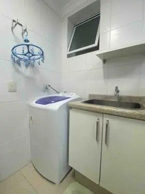 A cozinha ou kitchenette de Casa com piscina a 400m da praia de Palmas
