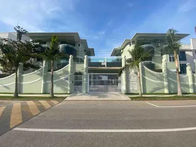 O edifício onde a casa de férias está situado