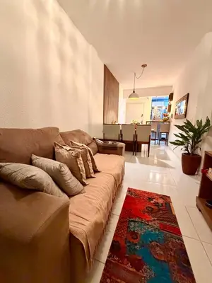 Uma área de estar em Um Lar - Acolhedor, Pronto para Receber Você