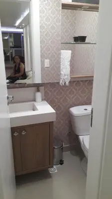 Uma casa de banho em Luxurious Apartment, 3 en-suites, spacious, Itapema