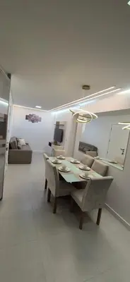 A planta de Apartamento gran Vittória praia itapema sc