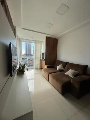 Uma área de estar em Aconchego