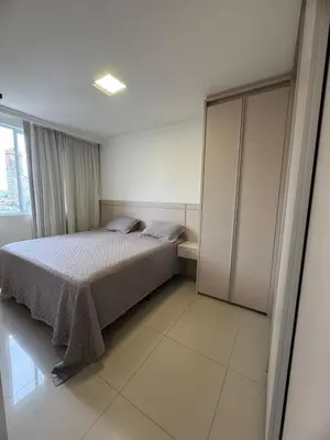 Uma cama ou camas num quarto em Aconchego