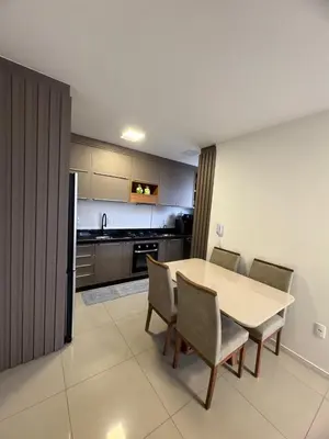 A cozinha ou kitchenette de Aconchego
