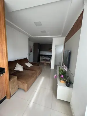 Uma cama ou camas num quarto em Aconchego