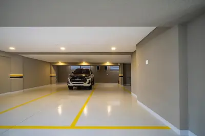 A planta de Triplex Exclusivo 3 Suítes em Bombas
