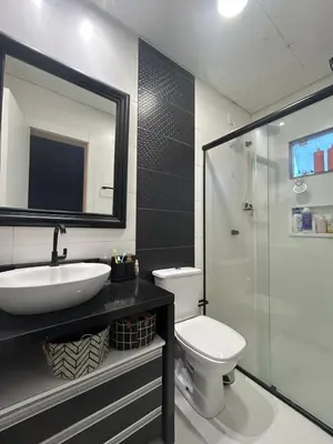 A planta de Casa com piscina, churrasqueira e toda climatizada