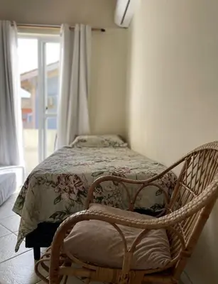 Uma cama ou camas num quarto em Dúplex condominio en Mariscal