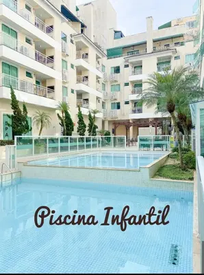 A piscina em ou perto de Apto ideal p Família, Piscina Térmica 350m Praia