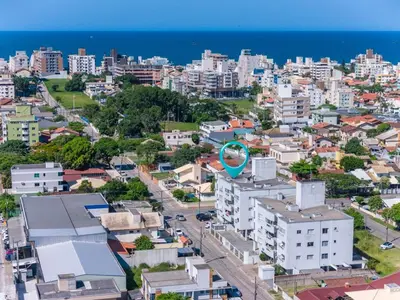 Uma vista geral de Bombinhas ou a vista da cidade a partir do apartamento