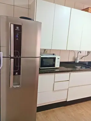 A cozinha ou kitchenette de Duplex 10 Pessoas-Churrasqueira-Próximo ao Mar