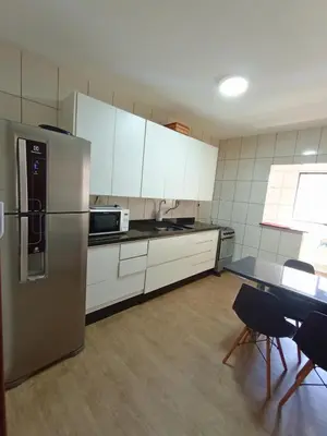 A cozinha ou kitchenette de Duplex 10 Pessoas-Churrasqueira-Próximo ao Mar