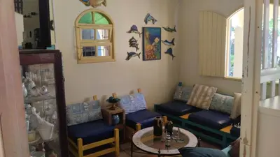 Uma área de estar em Casa em Palmas
