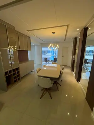 Uma área de estar em Apartamento manhattan