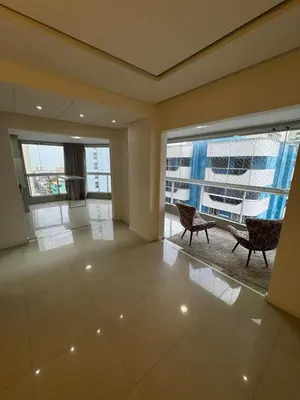 Uma área de estar em Apartamento manhattan