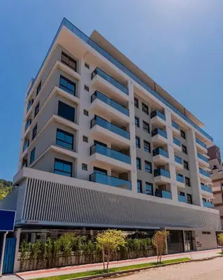 O edifício onde o apartamento está situado