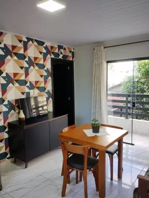 A planta de Apto para até 4 pessoas em BC, bairro Nova Esperança, próximo aos acesso as prais