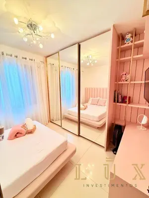 Uma cama ou camas num quarto em Casa Conforto e Estilo