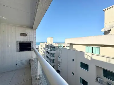 Uma varanda ou terraço em Apartamento vista mar - Praia de Bombas