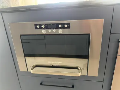 A cozinha ou kitchenette de Cobertura duplex com jacuzzi e vista para 2 praias em Canto Grande