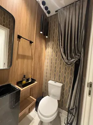Uma casa de banho em Apartamento com duas suítes próximo ao Hard Rock Café