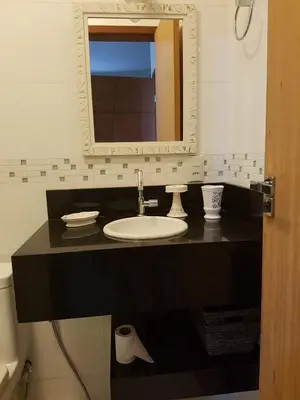 Uma casa de banho em Casa de Praia Aconchegante