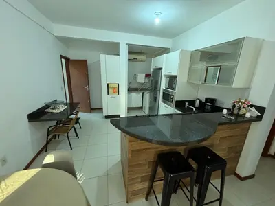 A cozinha ou kitchenette de Apartamento SanKat - Praia de Palmas