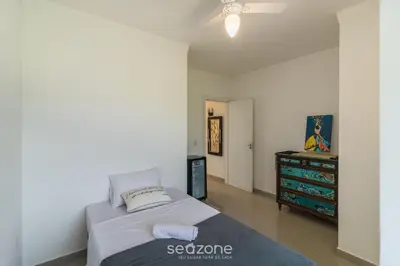 A planta de Sobrado com 2 suítes em Perequê BFJ0506