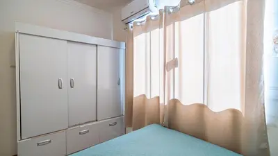 Uma cama ou camas num quarto em Sobrado A 3 quartos Canto Grande