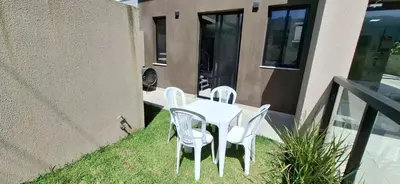 A planta de Apto Garden 380m Praia de Mariscal