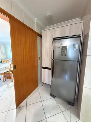 A cozinha ou kitchenette de Cobertura Mariscal a 100m Mar