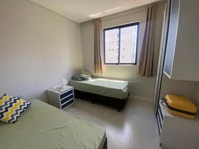 Uma cama ou camas num quarto em Sea View 2 Suites Barbecue 100m from the Beach