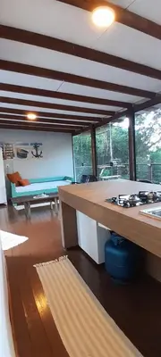A planta de Bangalo Camping oásis