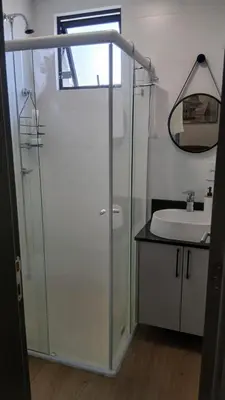 A cozinha ou kitchenette de Flat Itapema