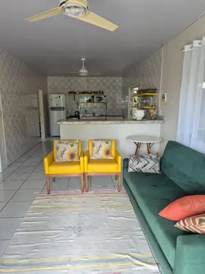 Uma área de estar em CASA Regina