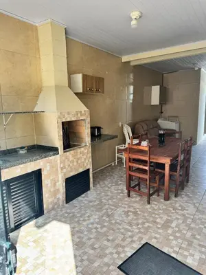 A cozinha ou kitchenette de Casa Brisa do Mar
