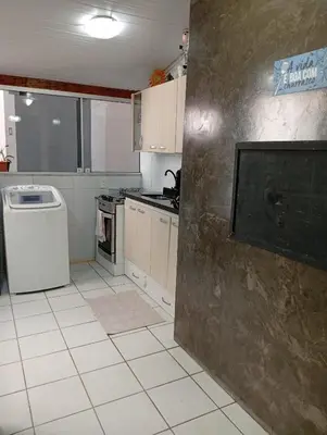 A cozinha ou kitchenette de Sol na Meia Praia