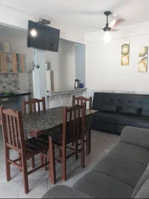 A cozinha ou kitchenette de Casa para 6 pessoas em Bombinhas-SC - Temporada