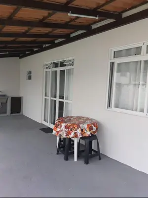 A planta de Casa para 6 pessoas em Bombinhas-SC - Temporada
