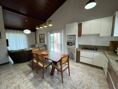A cozinha ou kitchenette de Casa de Praia