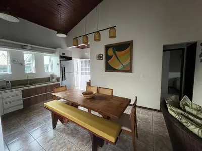 A cozinha ou kitchenette de Casa de Praia