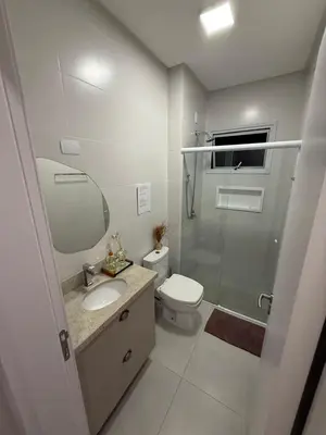 Uma casa de banho em Apartamento Carlos Daniela