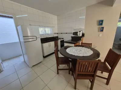 A planta de Residencial Atobá - A 240m da praia e mercado, com churrasqueira a carvão