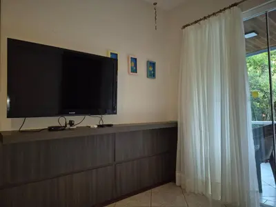 A planta de Residencial Atobá - A 240m da praia e mercado, com churrasqueira a carvão