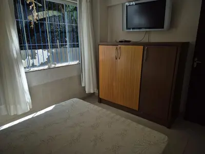 A planta de Residencial Atobá - A 240m da praia e mercado, com churrasqueira a carvão