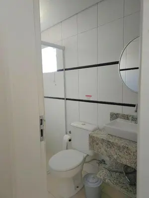 A planta de Residencial Atobá - A 240m da praia e mercado, com churrasqueira a carvão